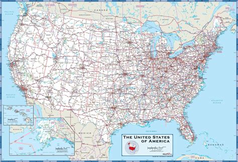 Printable Road Map Of The United States