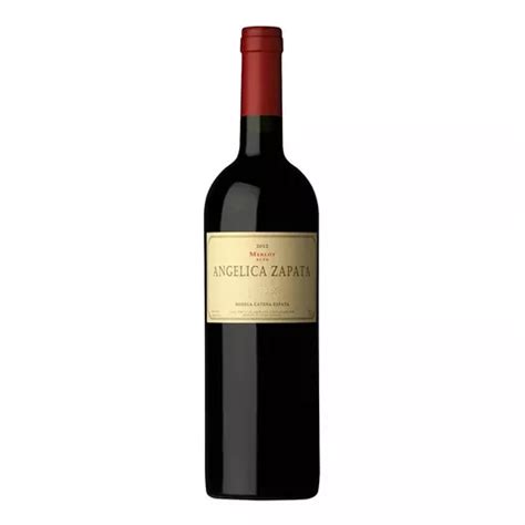 Vino Angelica Zapata Merlot Alta 750ml MercadoLibre