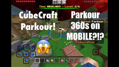 CubeCraft Parkour But I Added 360s Minecraft Bedrock Pocket Edition