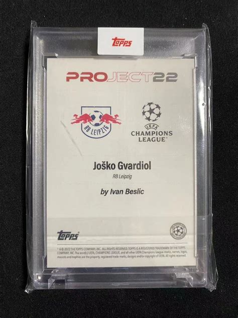 2022 TOPPS PROJECT22 JOSKO GVARDIOL SKETCH BY IVAN BESLIC EBay