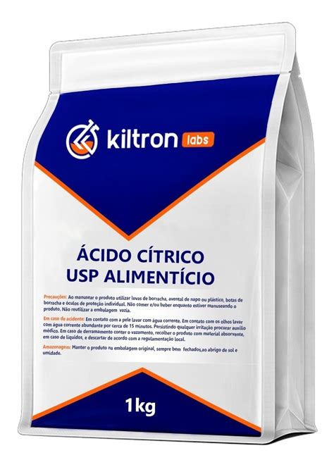 Acido Citrico P Kg Puro Alimenticio Usp Un X Kg Kg Mercado Livre