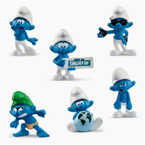 Schleich Smurfs Set