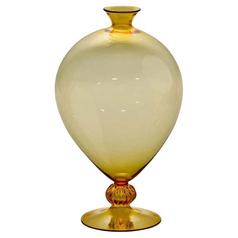 Oversized Amber Colored Murano Glass Sommerso Perfume Bottle At 1stdibs