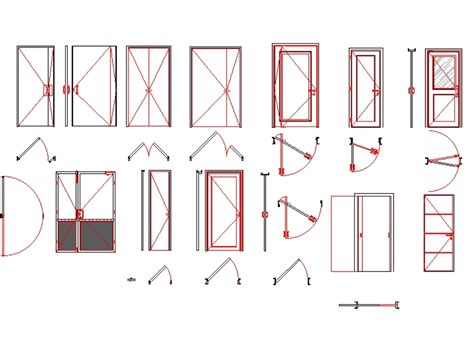 Puertas Y Aberturas En AutoCAD Descargar CAD 128 26 KB Bibliocad