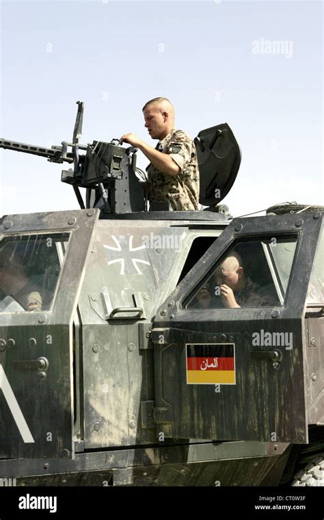 German ISAF Patrol Stock Photo Alamy