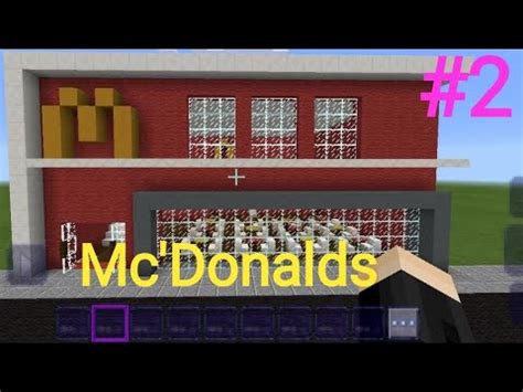 Construi Um Mc Donalds No Minecraft Construindo Uma Cidade Youtube