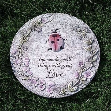 Ladybug Stepping Stone Plaque St Patricks Guild