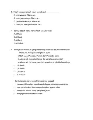 Pengajian Islam Kertas Tugasan Pdf