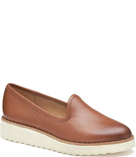 Johnston & Murphy Mitzi Leather Venetian Loafers | Dillard's