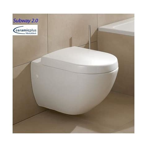 Ensemble Cuvette WC Suspendu Villeroy Et Boch Subway 2 0 Ceramic Plus