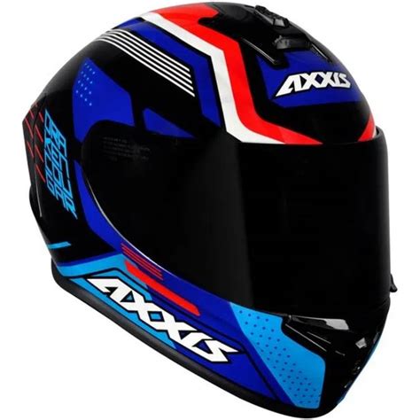 Black Friday Capacete Axxis Draken Cougar Preto Azul Vermelho