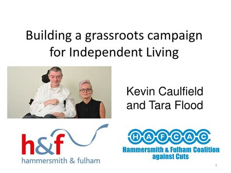 Ppt Building A Grassroots Campaign For Independent Living Powerpoint