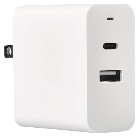 Chargeur Mural Double Usb Et Usb C Jensen Blanc Canadian Tire