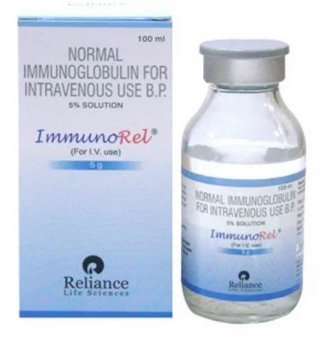 Normal Immunoglobulin Immunorel 5gm Injection For Hospital At Best Price In Jamnagar