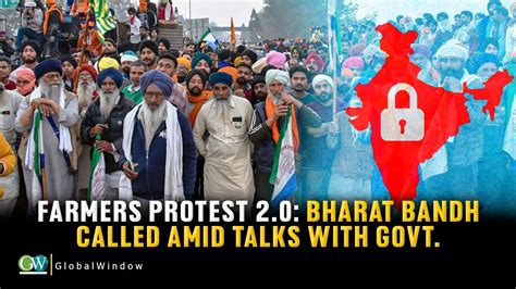 Farmers Protest 20 Bharat Bandh Called Amid Talks With Govt Youtube