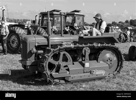 Fordson Major Industrial Tractor Black And White Stock Photos And Images