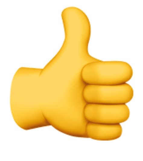 Thumbs Up Emoji Svg