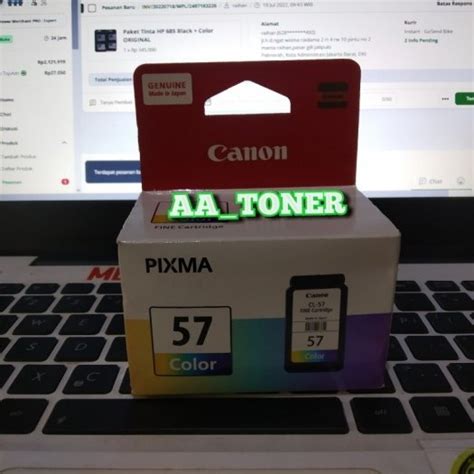 Jual Tinta Cartridge Canon 57 Color Original Shopee Indonesia