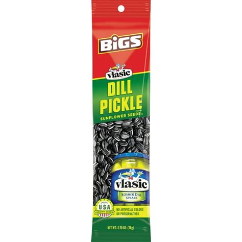 Bigs Sunflower Seeds Vlasic Dill Pickle 2 75oz Pack Of 12