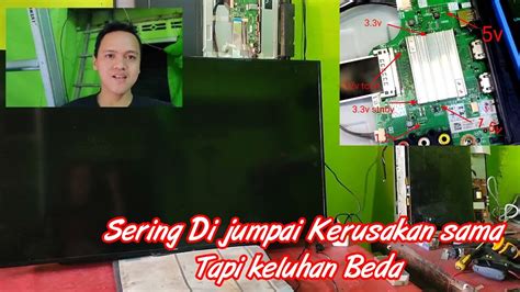 Cara Perbaiki Tv Led Mati Tapi Regulator Bagus Sharp 2T C50 YouTube