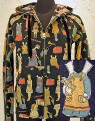 Paper Doll Print Parka By Jane Marple