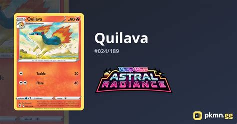 Quilava Astral Radiance Pkmn Gg