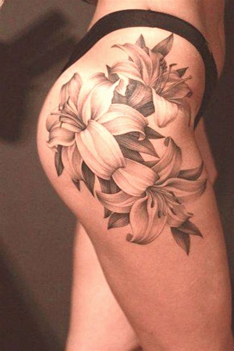 Lilies Tattoo Thigh Feet Tattoos Lilies Tattoo Thigh Lilien Tattoo