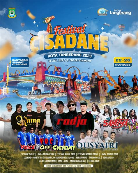 Lokasi Parkir Resmi Festival Cisadane 2023 Telah Disediakan Cek