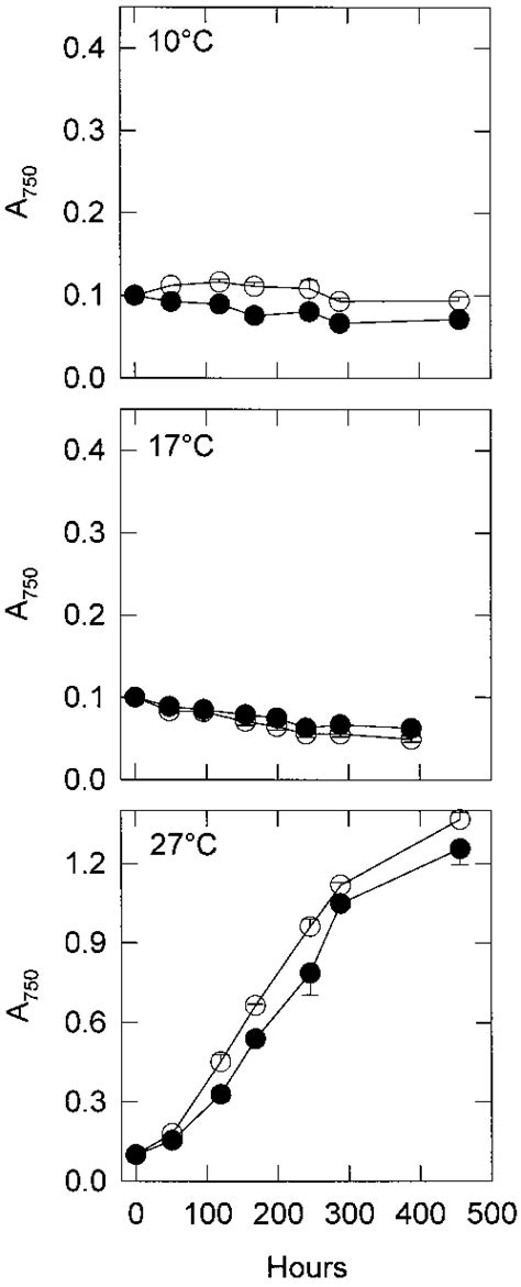 Growth Rates Of Wild Type And Sodb Strains Growth Curves Measured At A