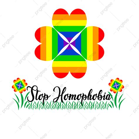 Homophobia Lgbt Flower Png Psd를 중지하십시오 중지 동성애 Lgbt Png 일러스트 및 Psd