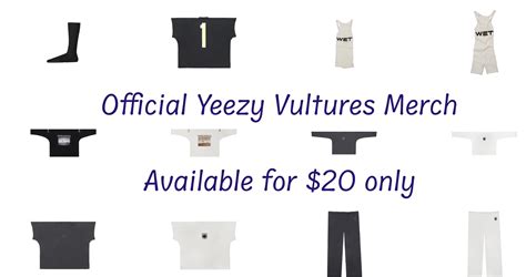 Kanye Wests Yeezy Vultures Merch Official Links 20 Stitchi