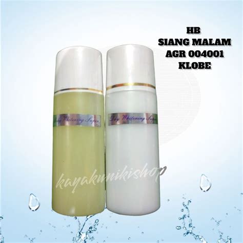 Handbody Whitening Super Gel Klobe Siang Malam Hb Dosting Body