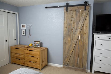 How To Hang A Barn Door Diy Barn Door Dunn Diy