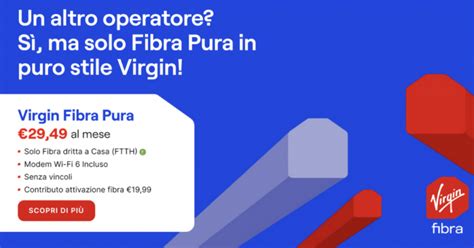 Virgin Fibra Arriva In Italia Ftth Con Open Fiber