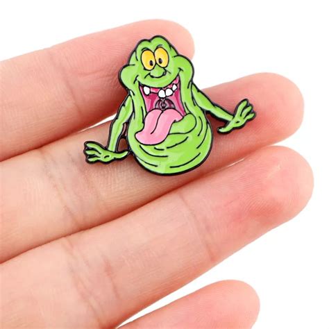 Jual Bros Pin Enamel Ghostbusters Slimer Ghost Busters Green Shopee