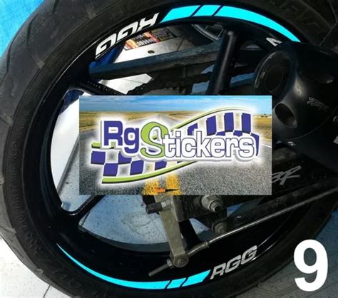 Stickers Calcomanias Para Rines Moto Personalizados Mod En Venta En