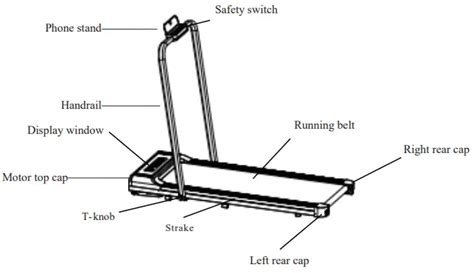 Sperax Xm Q2f Folding 2 In 1 Treadmill Walking Pad Under Desk User Manual