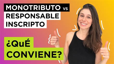 Responsable Inscripto O Monotributista Diferencias Y Qu Conviene