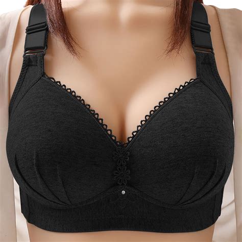 Siilsaa Lingerie Women Women S Wireless Minimizer Bra Plus Size Non Padded Soft Full Figure Bra