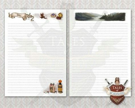 A Notepad With An Image Of A Bear And Other Items On The Page Which Are