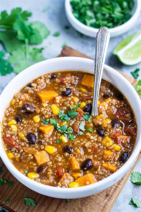 Easy Black Bean Sweet Potato Chili The Kitchen Girl