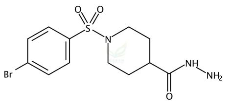 Bromophenyl Sulfonyl Piperidine Carbohydrazide