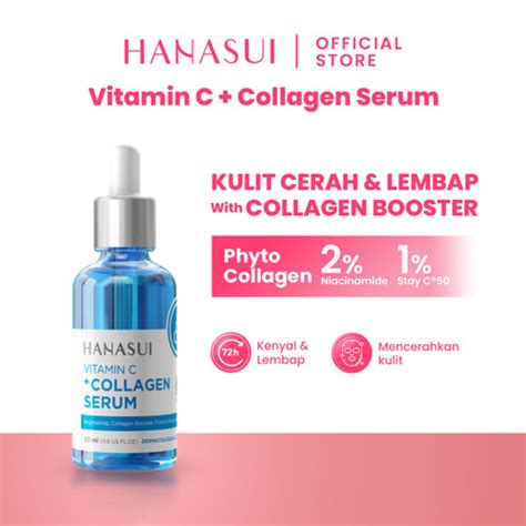 Jual Hanasui Vitamin C Collagen Serum New Look Improved Formula