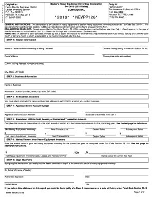 TX HCAD Form 23 1241 2018 Fill And Sign Printable Template Online