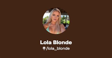 Lola Blonde Instagram Linktree