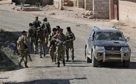 Kurdish And Turkey Backed Fighters Clash In Syria 18 Killed • The