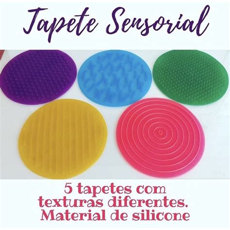 Tapete Sensorial Textura Material De Silicone Shopee Brasil