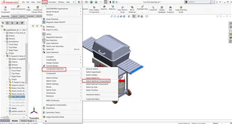 How To Select Identical Components In Solidworks