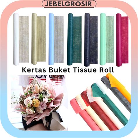 Jual Kertas Tissue Buket Wrapping Paper Tissue Flower Wrapping Per Roll