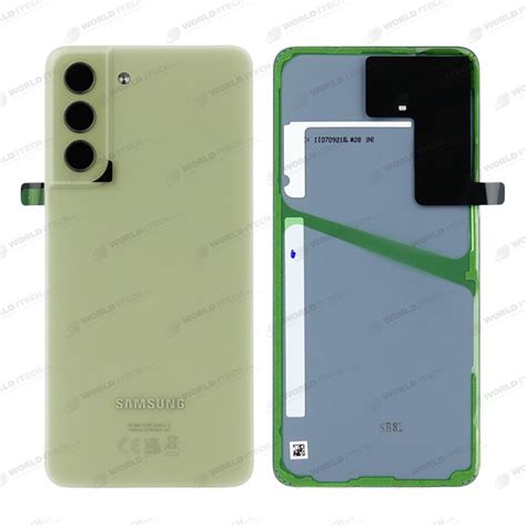 Vitre arrière Verte Olive OFFICIELLE Samsung Galaxy S21 FE 5G G990B